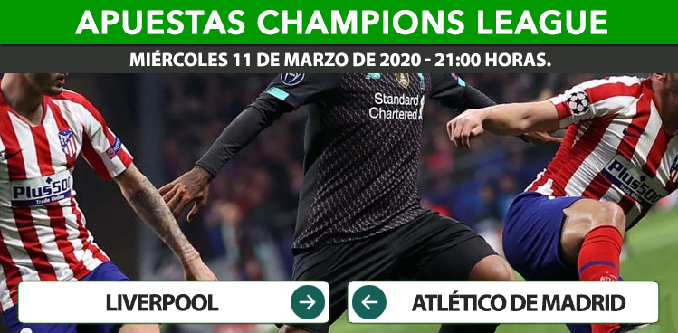 Apuestas Liverpool Atlético Madrid | Champions League.